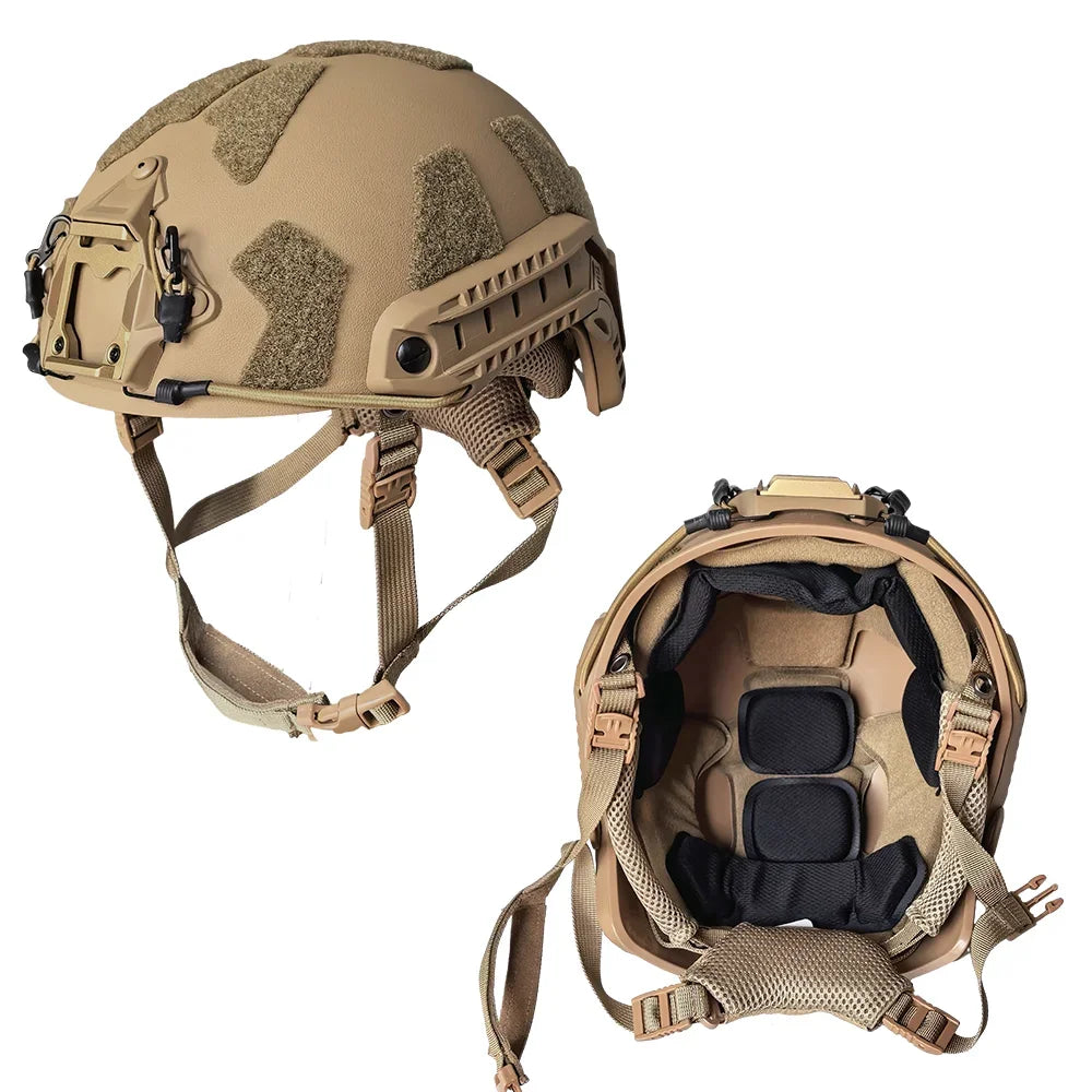 FAST SF Airsoft Helmet Tactical Lightweight ABS Wendy Suspension NVG for CS Paintball Outdoor Training Safety Protective Gear