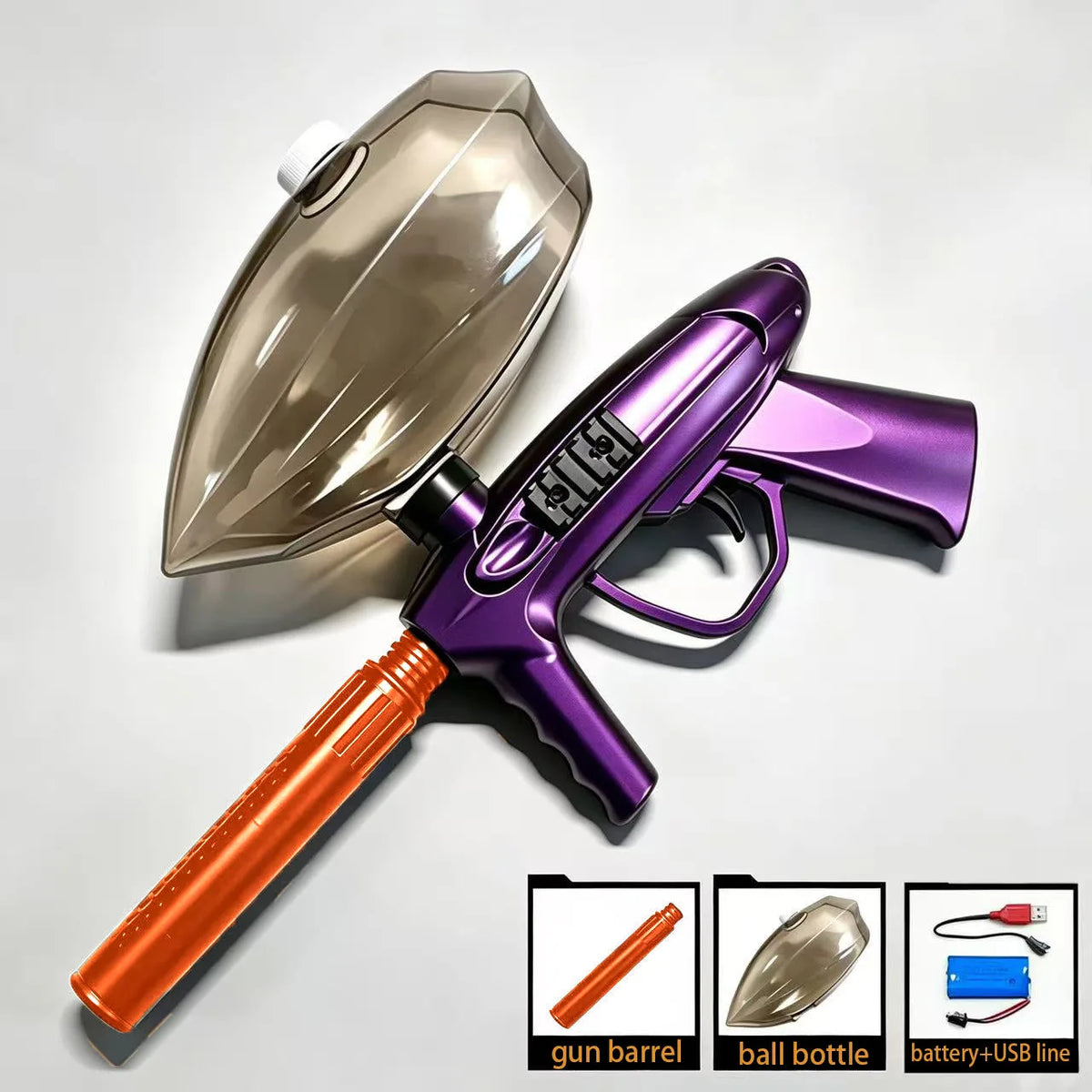 Electric Blaster Gun Outdoor Toy Shooting Gel Bullet Pistols Huge Bottle Capacity Summer Shooting Sport Interactive Game Adult