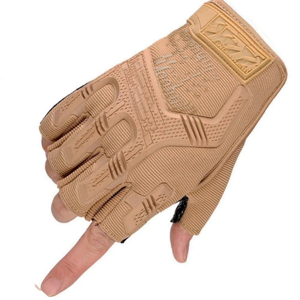 Tactical Gloves Half Finger Paintball Airsoft Shot Combat Anti-Skid Men Bicycle Full Finger Gloves Protective Gear