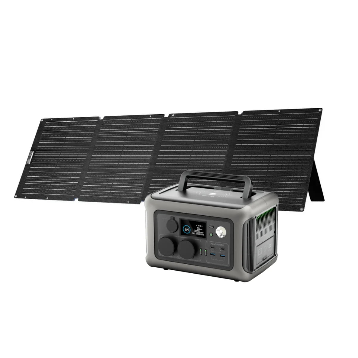 ALLPOWERS R600 Portable Powerstation with Solarpanel (Optional),299Wh 600W LiFePO4 Battery for Home Backup Outdoors Camping RV