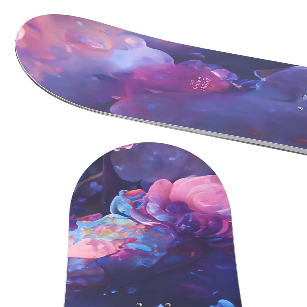 Hasiky Flower Fairy 140 142 145 147cm Adult's All Mountain Snowboards With Winter Snowboard Women's & Men's Entry-level Adult