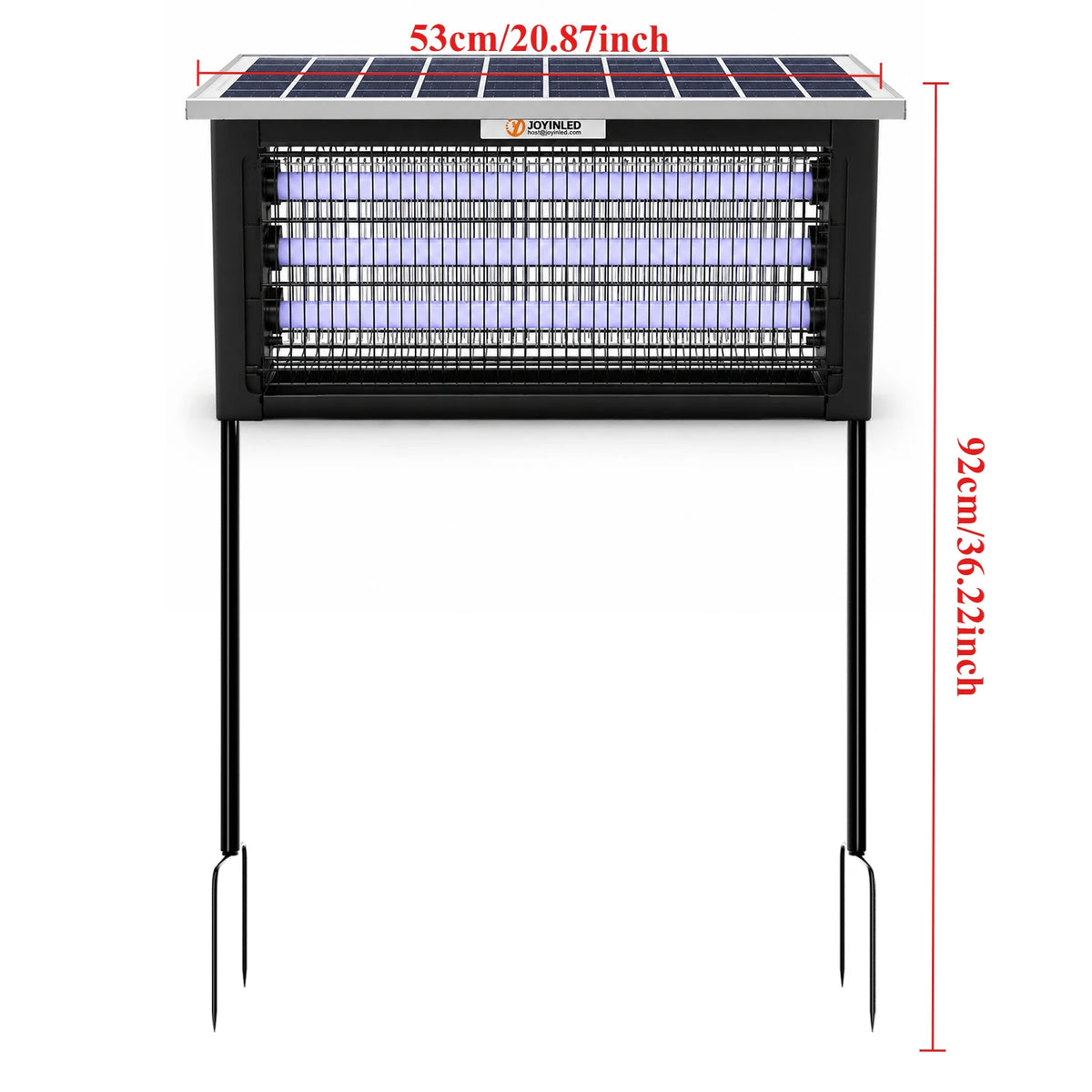Powerful Large Solar Bug Zapper Outdoor Rechargeable Mosquito Zapper with High Powered, Waterproof Solar Bug Zapper for Patio