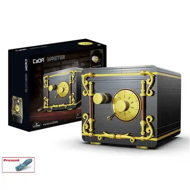 Cada 422PCS City Retro Combination Safe Building Blocks The Secret of Safe Experiment Education Bricks Toys Boys Gifts