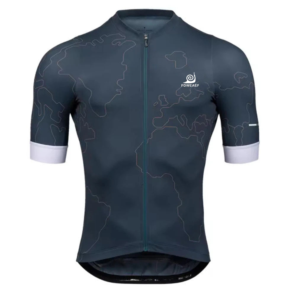 New FDWEAEF Cycling Jersey 3 Colour Cycling Racing Tops Short Sleeve Bike Jersey Road Cycling Shirts Summer Bicycle Jerseys