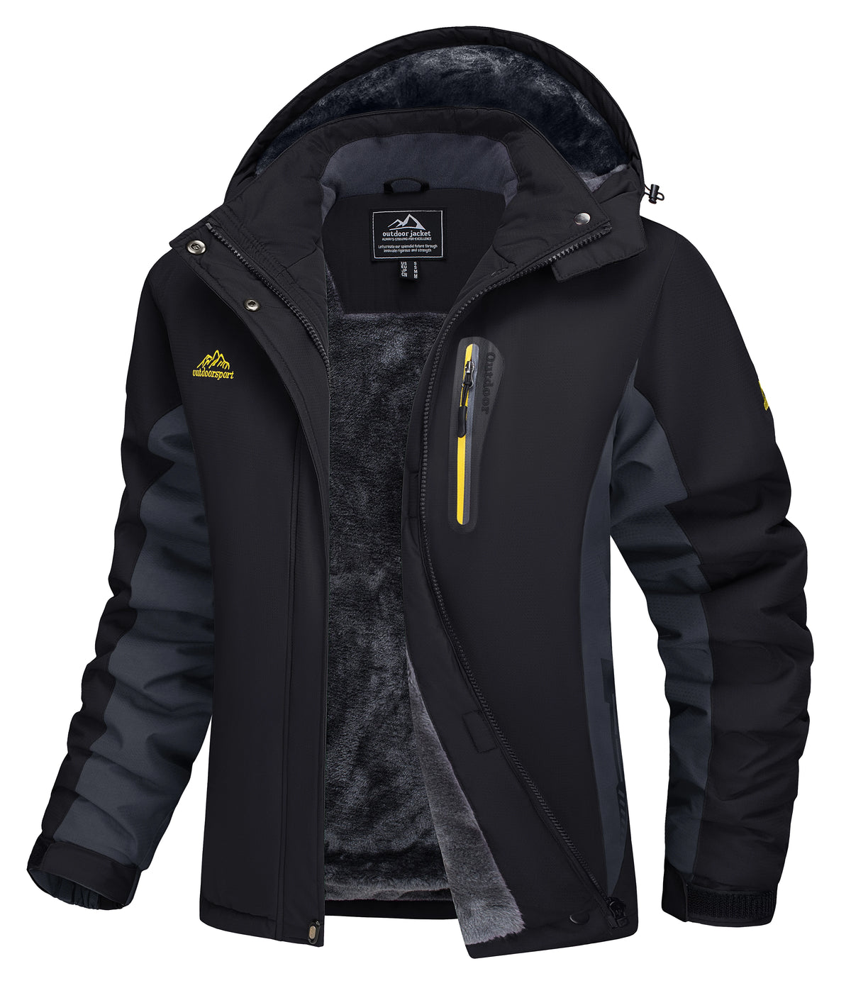 TACVASEN Winter Fleece Lined Ski Snowboard Jacket Womens Waterproof Themal Hiking Jacket Work Coat Windbreaker Parka Raincoat