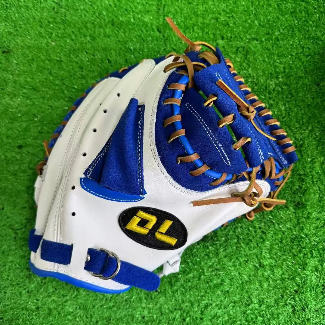Baseball Glove Full Grain Leather Catcher Baseball Training Glove for Adult Youth Kids Softball Practice Team Game Outdoor Sport