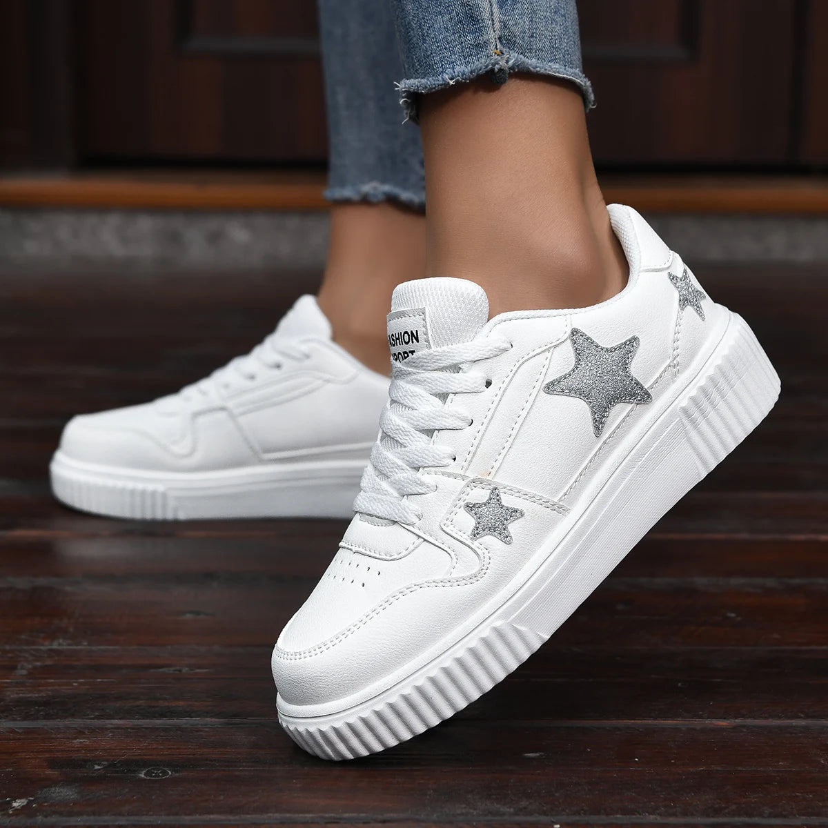 YRZL Womens Sneakers Casual Sports Shoes Couple Breathable Thick Sole Lightweight Skateboard Shoes Man Outdoor Fashion Footwear
