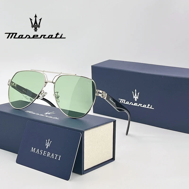 MASERATI Car High End UV400 Polarized Glasses For Quattroporte Levante Ghibli Mc20 Mcpura GT GranCabrio Grecale Drive Sunglasses