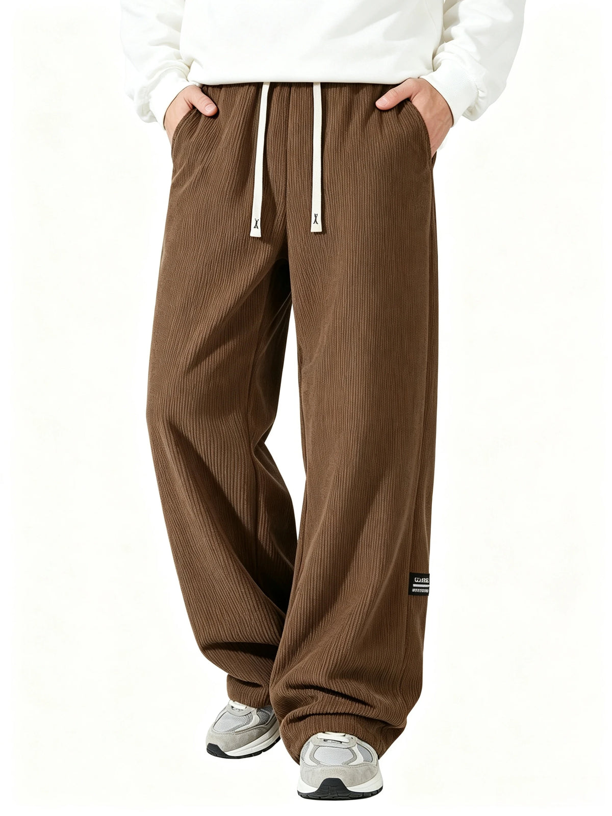 Men's Corduroy Casual Pants Lined and Thickened Men's Clothing Winter Trousers Men's Sweatpants Lower Price Men's Cargo Pants