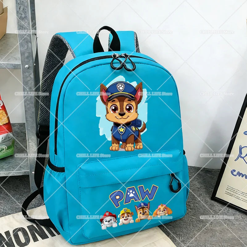 Cute Paw Patrols Student Backpack Boy Girl Back To School Schoolbag Cartoon Chase Skye Teenager Large Capacity Travel Rucksack