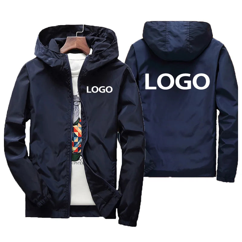 Custom Branded Autumn Jacket Men's Waterproof Warm Windbreaker Casual Clothing Outdoor Windbreaker Jacket Outdoor Fishing Wear