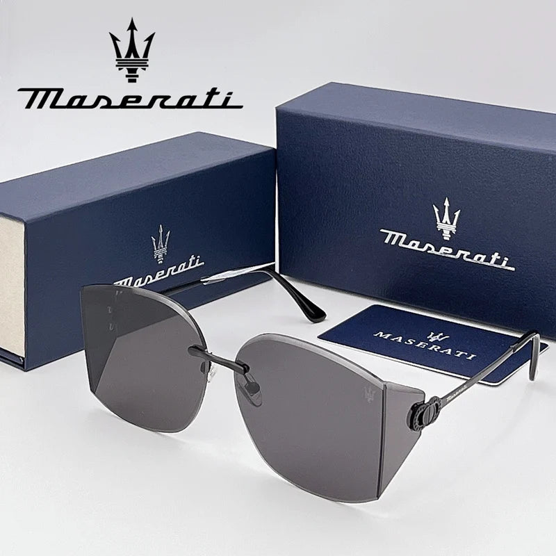 MASERATI Luxury Sunglasses Trendy Design Nylon Sunglasses UV400 Sunglasses for Driving Cycling Beach Outdoor for Men Women 20493