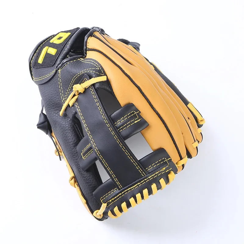 11.5/12.5inch Genuine Leather Baseball Gloves Professional Youths Adults Mitt Softball Training Catcher Gloves Sports Equipment