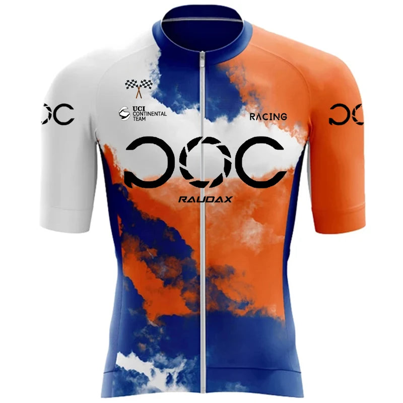 2025 RAUDAX New Men's Cycling Set Road Bicycle Breathable Cycling Suit Bib Shorts Cycling Set Summer Cycling Team Training Suit