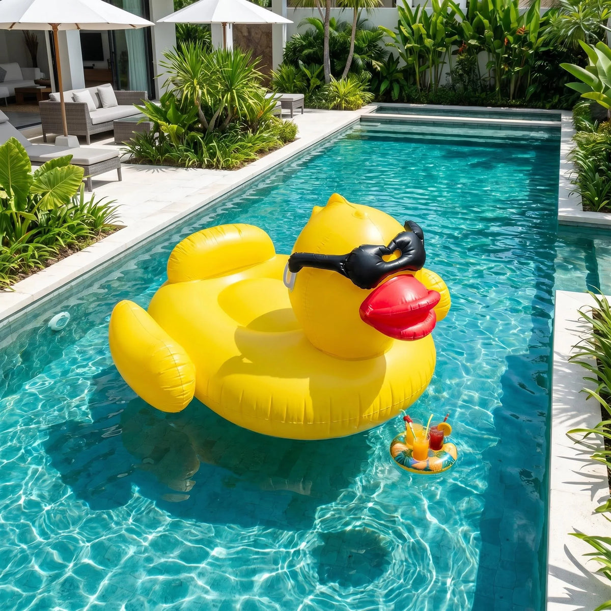 New Water Toys Swimming Pool Lounge Chair Floating Boat - Large Beach Daylight Bath Floating Raft Thickened PVC Floating Mat