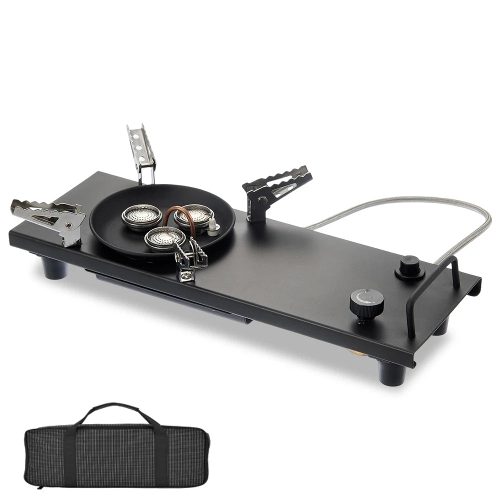 Pandatour Camping IGT 0.5UNT Gas Stove Folding Outdoor Camping Equipment Table Stove One Lick Ignite High Firepower Burner