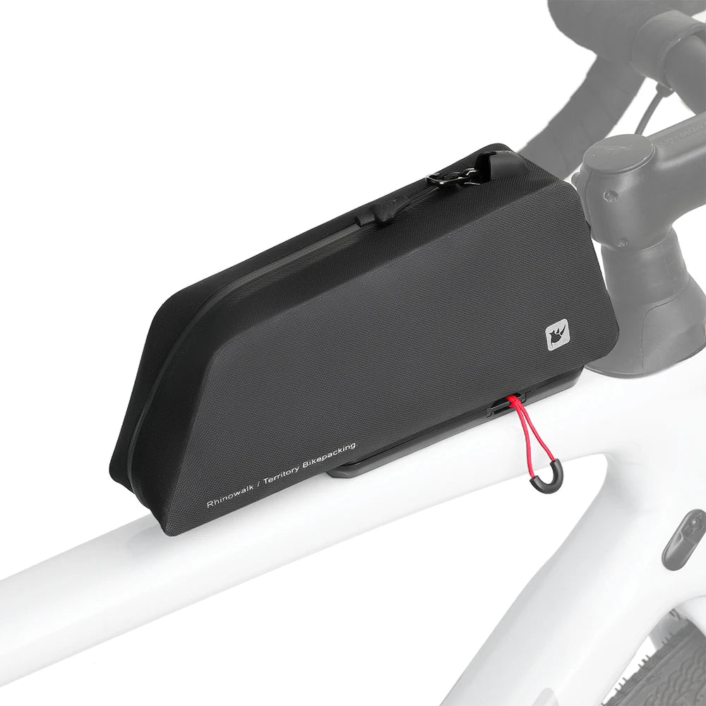 Rhinowalk  Front Top Tube Bag Waterproof Frame Bag Quick-Release Bike Accessories MTB Storage Cycling Bikepacking