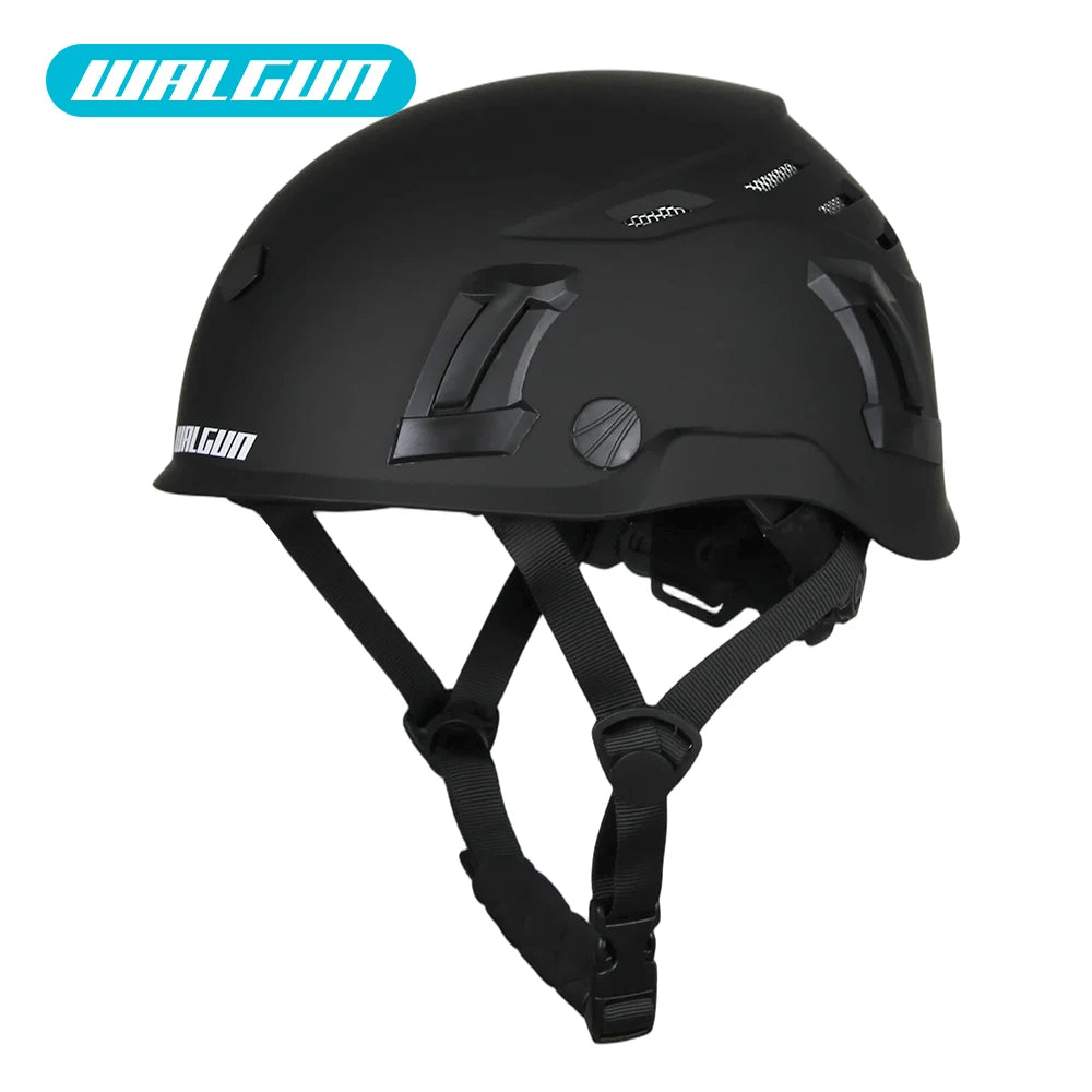 WALGUN K202 Construction Work Safety Helmet with Goggle Lens Visor Ear Protection Hat Electrician Work-at-height Climbing Helmet