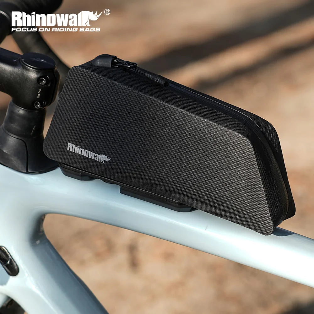 Rhinowalk  Front Top Tube Bag Waterproof Frame Bag Quick-Release Bike Accessories MTB Storage Cycling Bikepacking