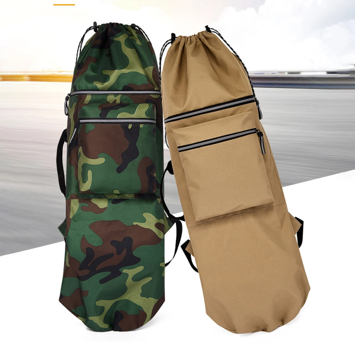 Skateboard Carry Pouch Adjustable Shoulder Straps Skate Pouch Longboard Carry Case Resistant Skate Cruiser Decks Cover