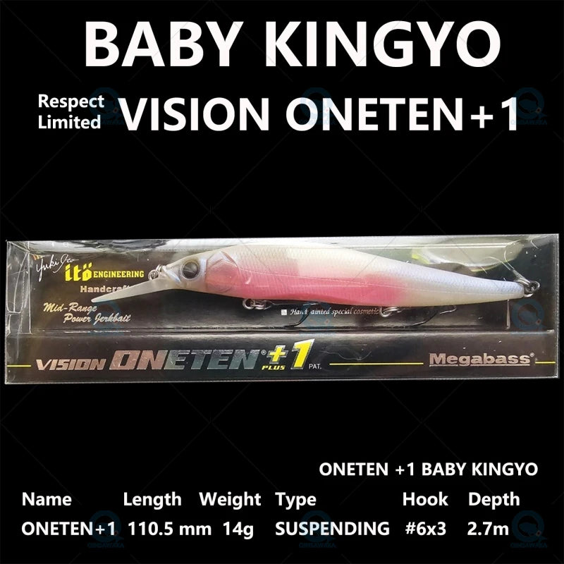 2026.1 NEW Limited COLOR 83 BABY KINGYO RESPECT JAPAN Megabass Fishing Lure BASS Sea Tackle VISION ONETEN JR LBO X-80 JR POPX