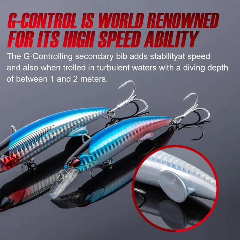 Noeby Heavy Sinking Minnow Fishing Lures 90mm 46g 110mm 60g Long Casting Trolling Wobbler Artificial Bait Saltwater Fishing Lure