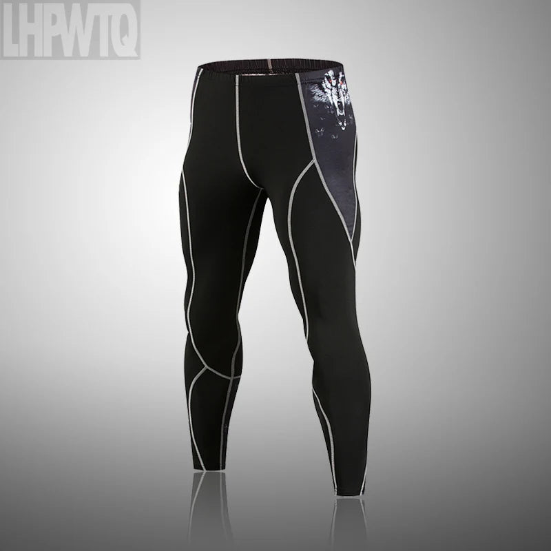 Men's Ski Thermal Underwear Set Motorcycle 4 Seasons Skiing Warm Base Layers Sportwear Tight Long Shirt & Tops Set Clothing