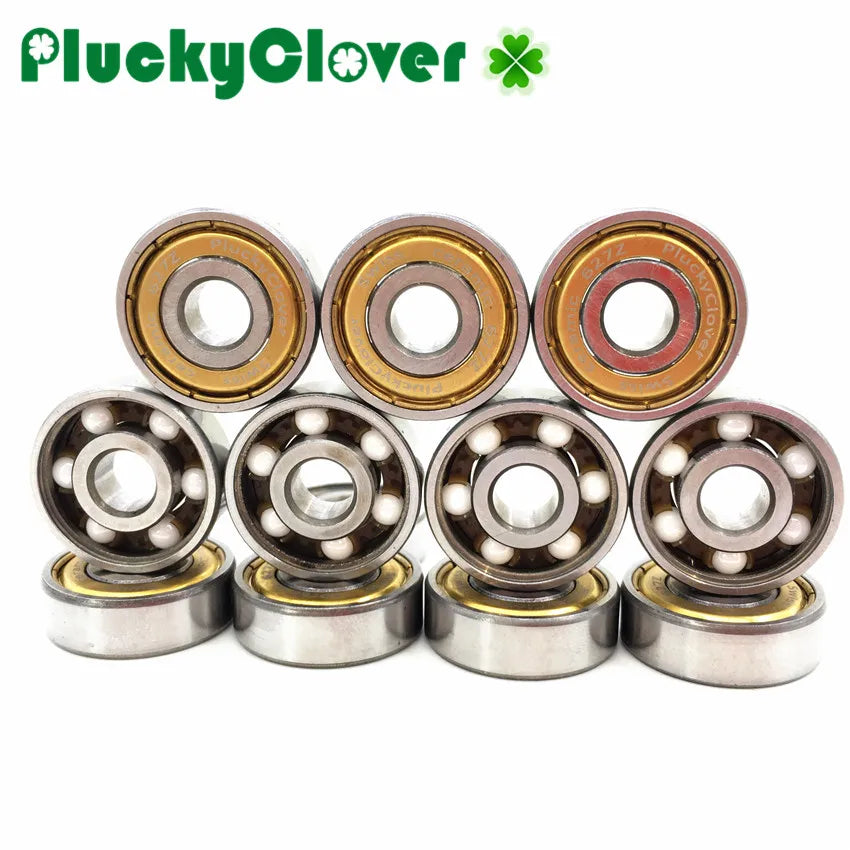16pc Quad Skate Bearing 627 with 6 Outwards Ceramic Balls Artistic Skate Roller Quad Hockey Skates Bearing 627 Art Skate Bearing