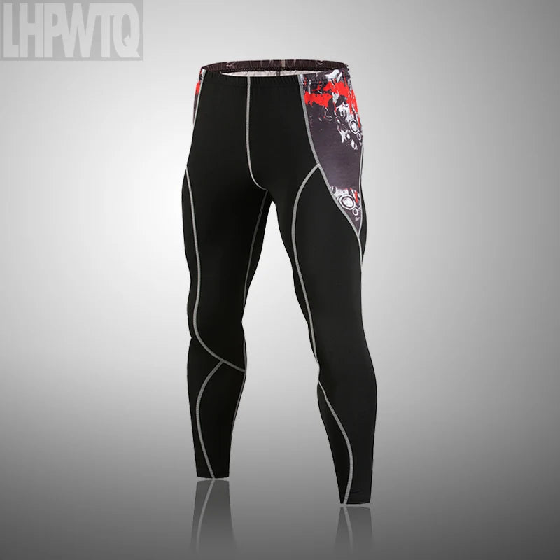 Men's Ski Thermal Underwear Set Motorcycle 4 Seasons Skiing Warm Base Layers Sportwear Tight Long Shirt & Tops Set Clothing