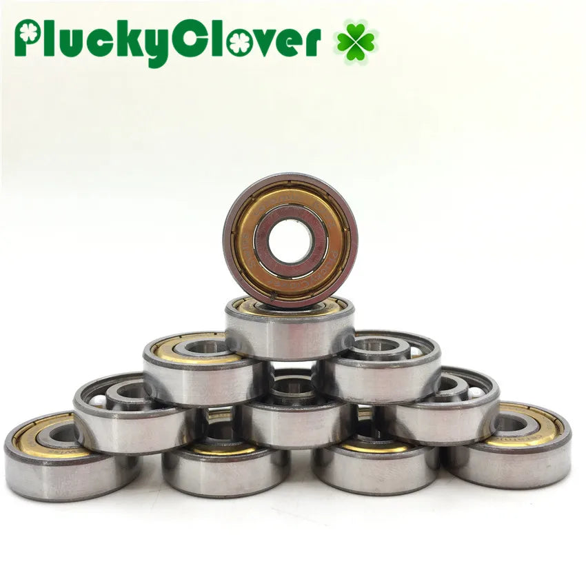 16pc Quad Skate Bearing 627 with 6 Outwards Ceramic Balls Artistic Skate Roller Quad Hockey Skates Bearing 627 Art Skate Bearing