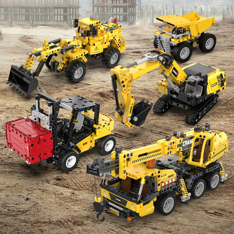 Cada 693Pcs City WheelLoader Car Heavy Mining Truck Building Blocks DIY Engineering Excavator Bricks Toy For Kids Gift