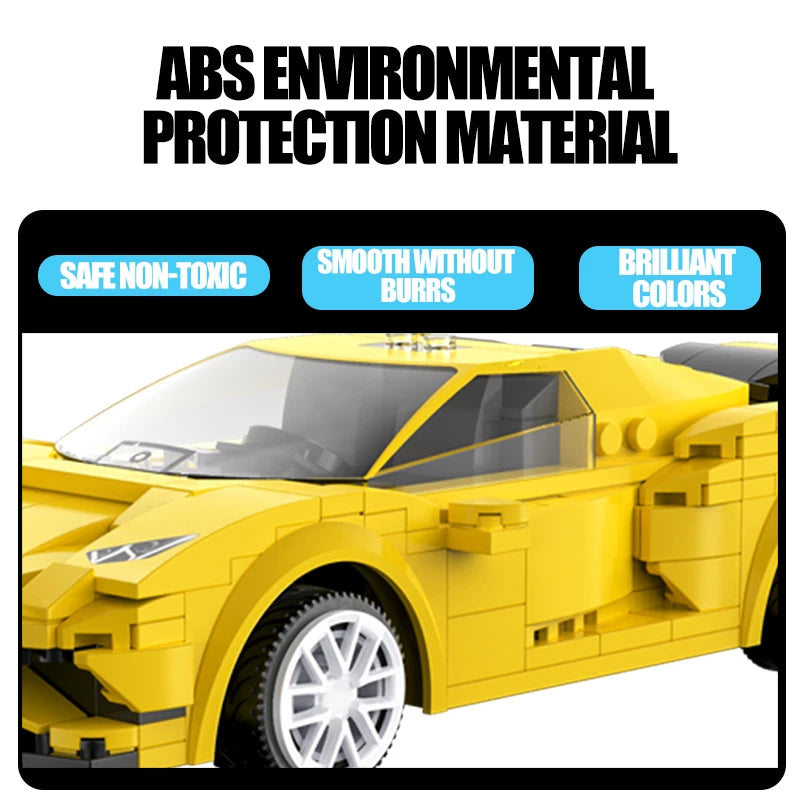 Cada City APP Programming Remote Control Sports Car Model Building Blocks RC Racing Car Bricks Gifts Toys for Children