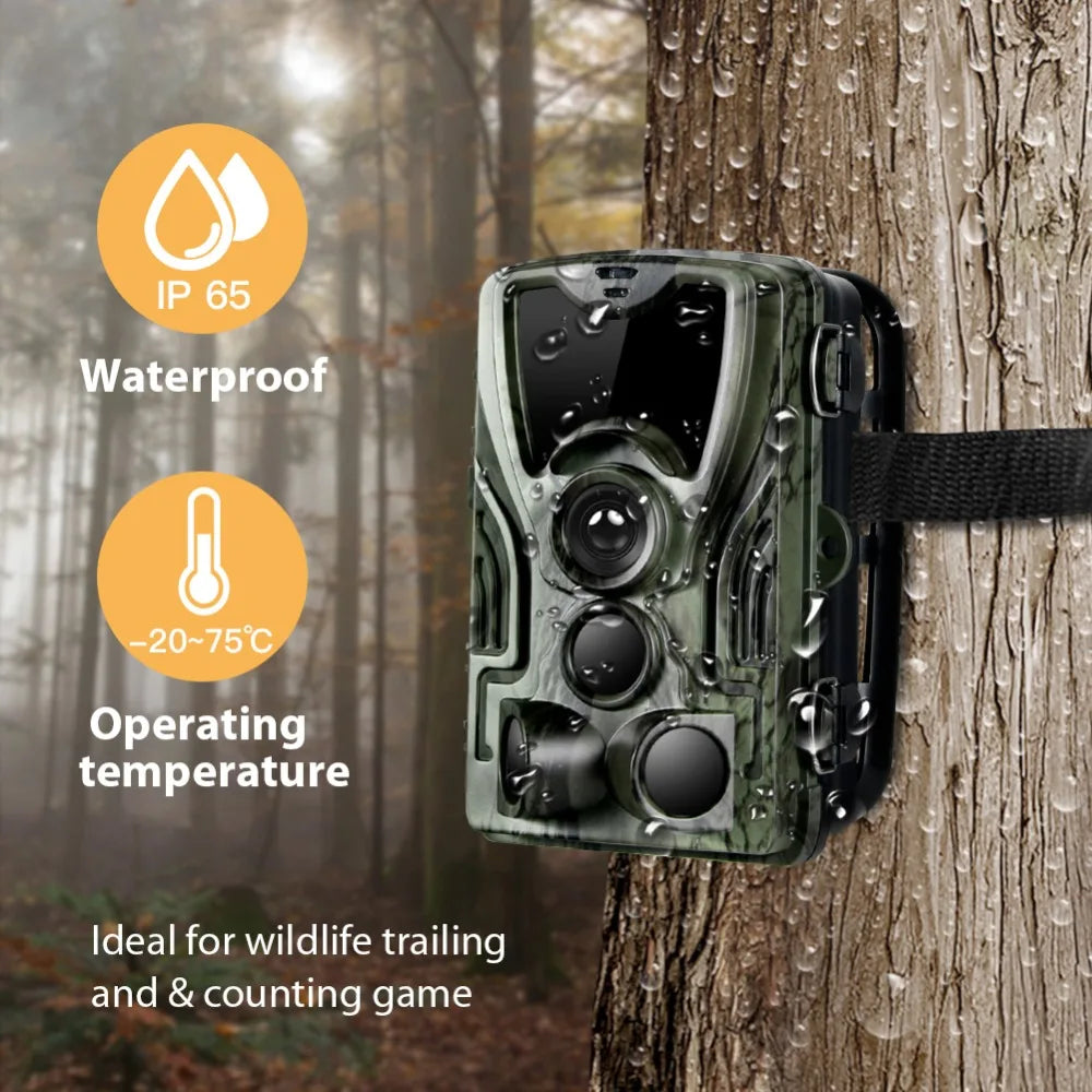 HC801A-LI  1080P Night Vision Trail Hunting Camera 20MP  with 5000mAh Lithium Battery Wild Surveillance Photo Trap