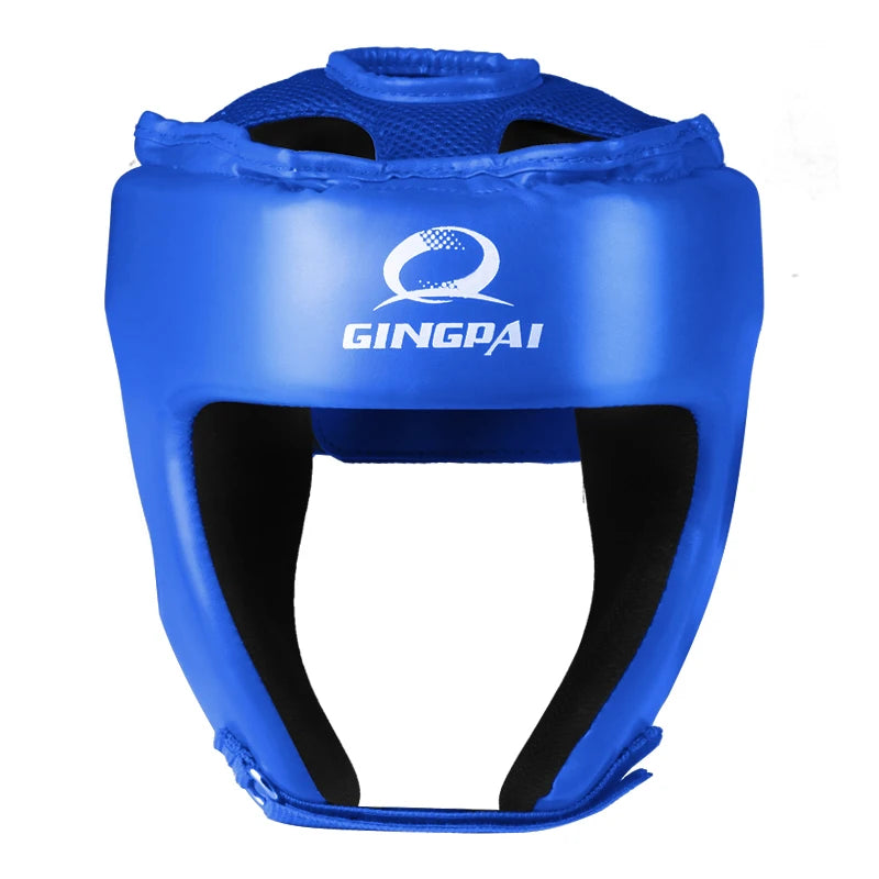 Black Blue Red MMA Helmet Adult Male Female Fighting Muay Thai Kick Boxing Training Helmet Safety Headgear Sanda Protector Guard