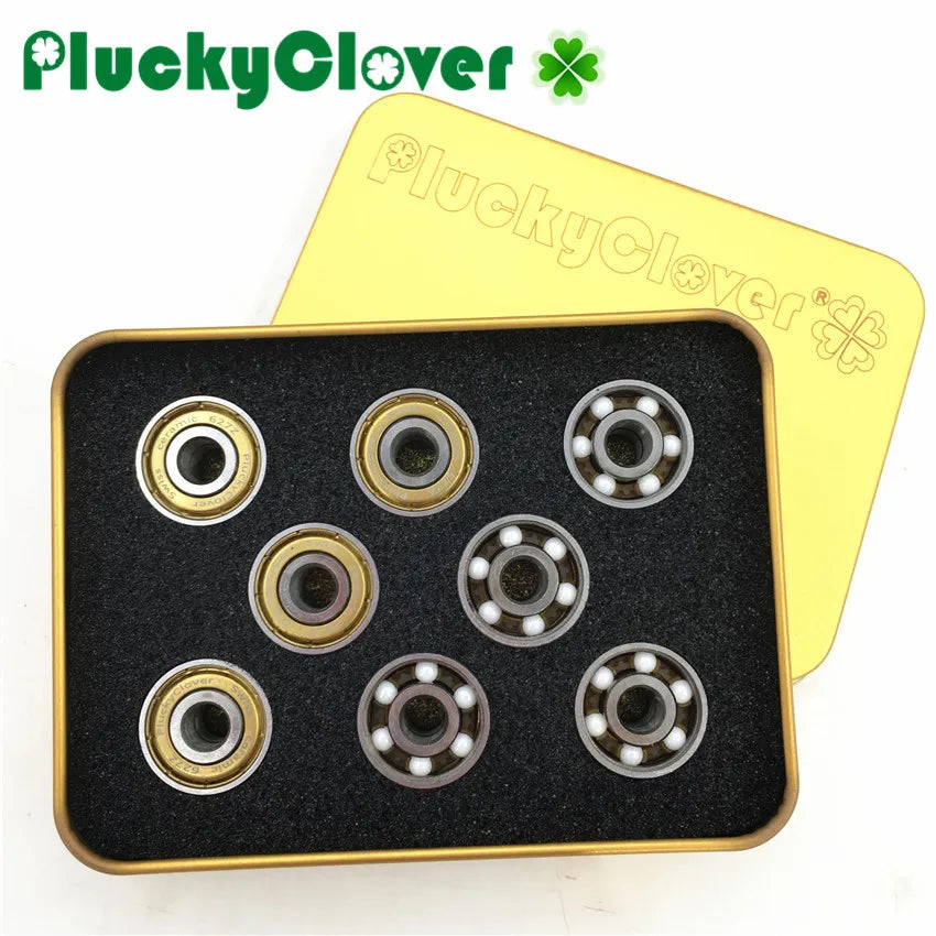 16pc Quad Skate Bearing 627 with 6 Outwards Ceramic Balls Artistic Skate Roller Quad Hockey Skates Bearing 627 Art Skate Bearing