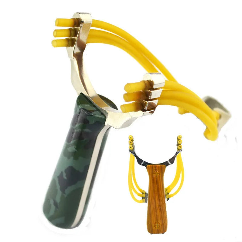 Professional Slingshot Sling Shot Aluminium Alloy Slingshot Catapult Camouflage Bow Un-hurtable Outdoor Game Playing Tools