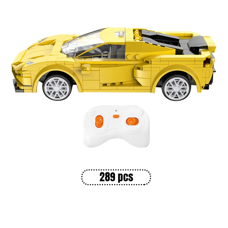 Cada City APP Programming Remote Control Sports Car Model Building Blocks RC Racing Car Bricks Gifts Toys for Children