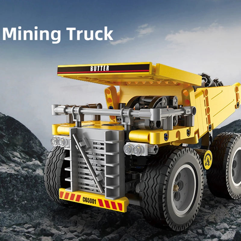 Cada 693Pcs City WheelLoader Car Heavy Mining Truck Building Blocks DIY Engineering Excavator Bricks Toy For Kids Gift