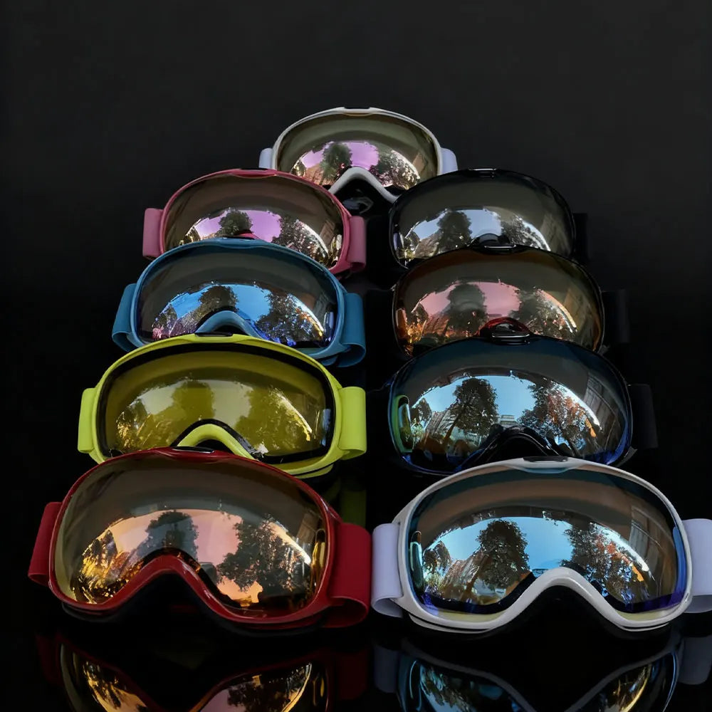 JSJM New Photochromic Kids Ski Goggles Anti-fog Children Snowboard Goggles Double UV400 Skiing Mask Glasses Outdoor Snow Eyewear