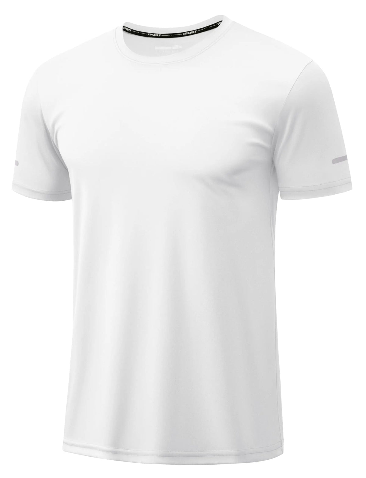 TACVASEN Wokrout Shirts Dry Fit Mens UPF 50+ Sun Protection T-Shirt Reflective Moisture Wicking Gym Shirts Casual Running Tops