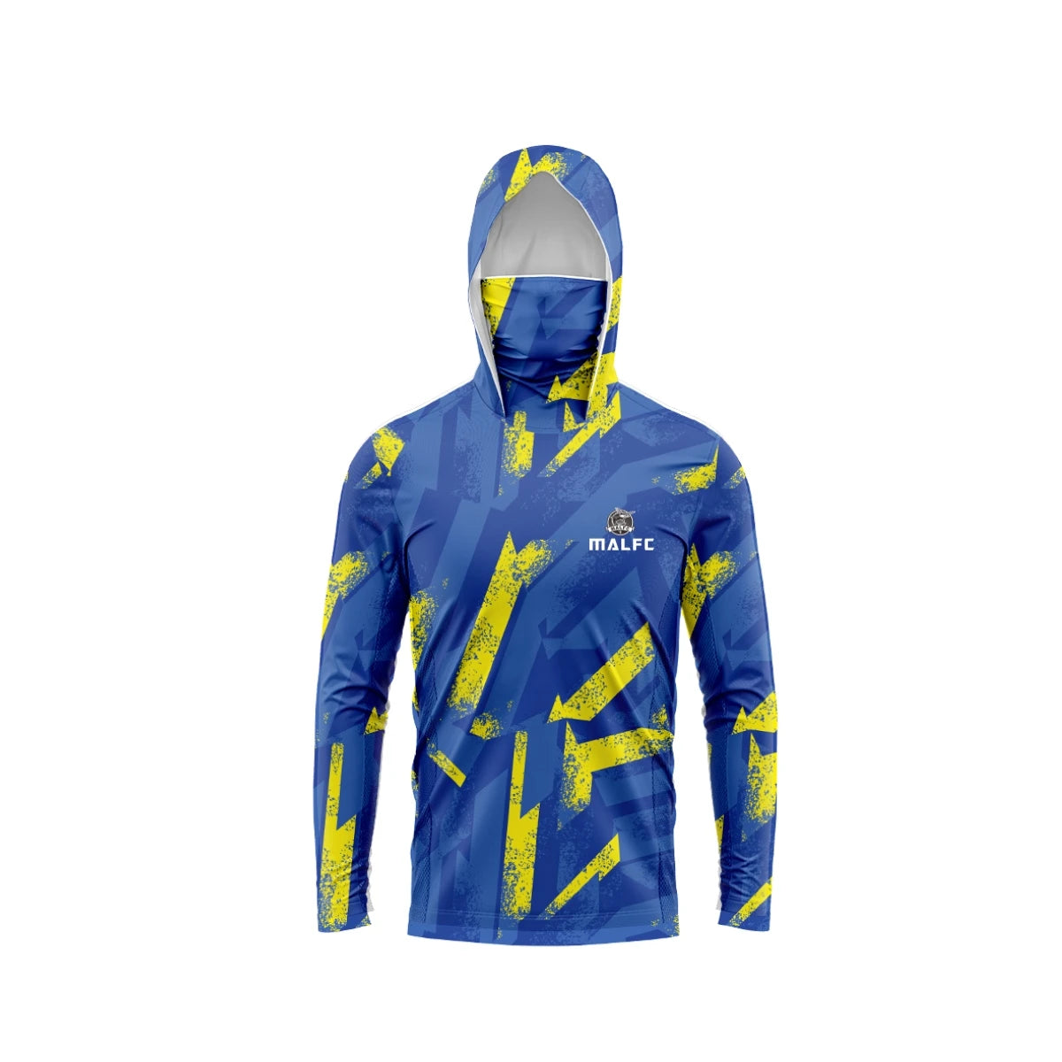 MALFC Men Hood Fishing Shirt long sleeve fishing t shirt uv protection Fishing Apparel