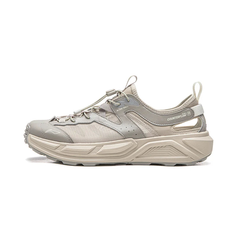 Li-Ning Unisex WUI COBBLES Outdoor Sandals Breathable Shock Absorption Lightweight Stable LiNing Leisure Sandals AGHW003