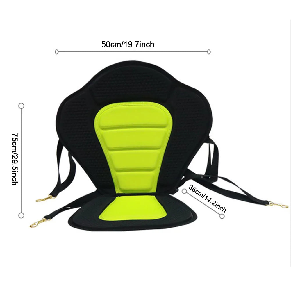 Kayak Paddle Board Seat Adjustable Stand Up Backrest Seat with Storage Bag Non-Slip Backrest Seat for Rowboats Fishing Canoeing
