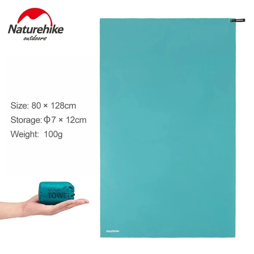 Naturehike Outdoor Quick-drying Towel Beach Towel Microfiber Towel Ultralight Camping Hiking Cycling Portable Sports Gym Towel