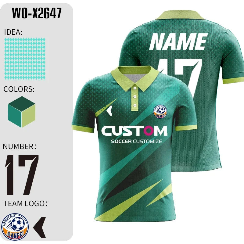 Personalized Sublimation Custom Plus Big Size Soccer Uniforms Football Jerseys Teams Stitched Mens Sets With Embroidered Logo
