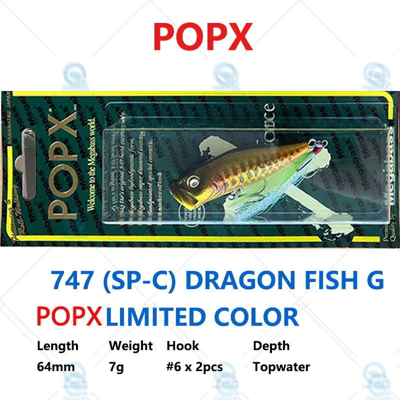 Original JAPAN Megabass Special Limited Color SP-C POPX POP-X Fishing Lure rolling dog walk baitfish BASS LURE Saltwater Sea