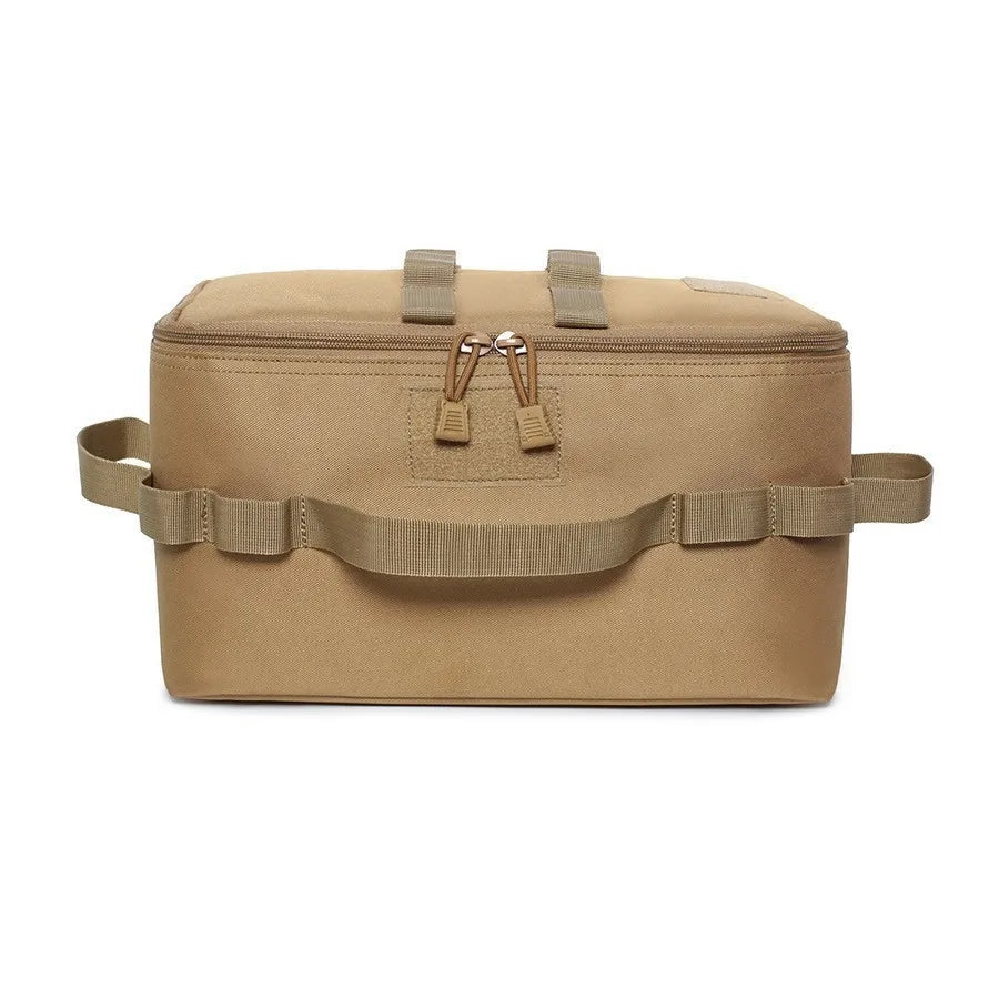 Outdoor Camping Gas Tank Storage Bag Large Capacity Ground Nail Tool Bag Gas Canister Picnic Cookware Utensils Kit Bag