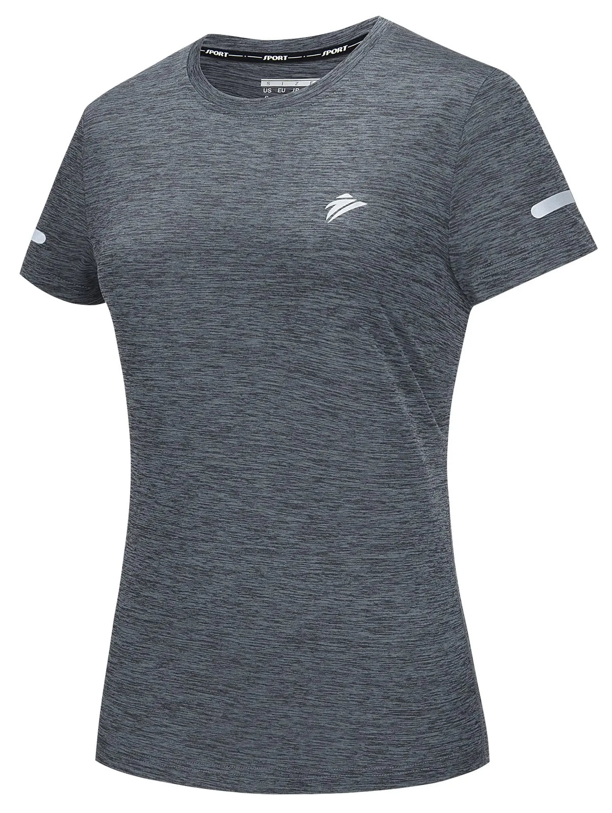 TACVASEN Elastic Moisture Wicking Summer T-shirts Women's Casual T-shirts Crew Neck Workout Running Shirts Sports Tee Gym Tops