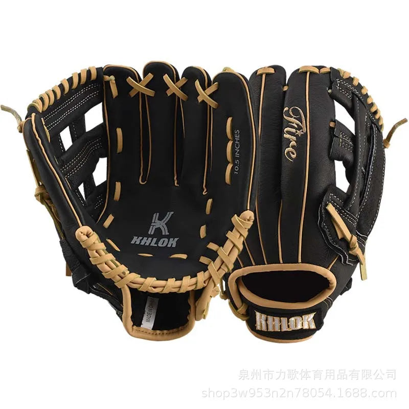 Baseball Glove Pigskin Leather 10.5 12.5 Inch Youth Training