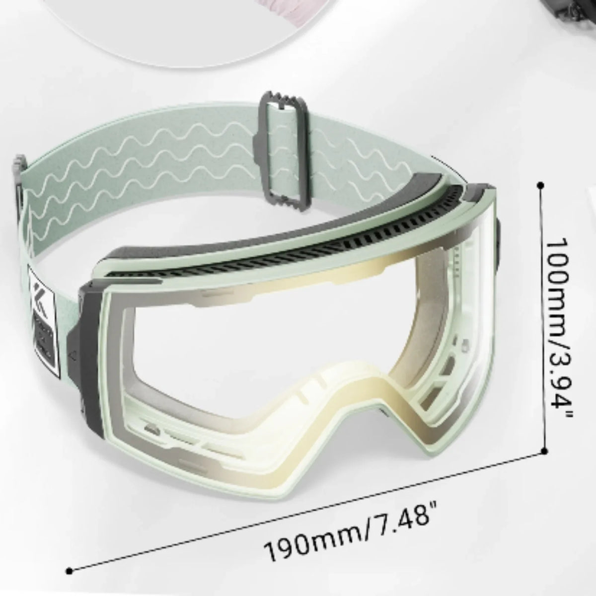 Kapvoe Photochromic Ski Goggle Snowboard Anti-Fog Mask for Men Women Eyewear Kit UV400 Protection Snow Glasses Snowmobile Winter